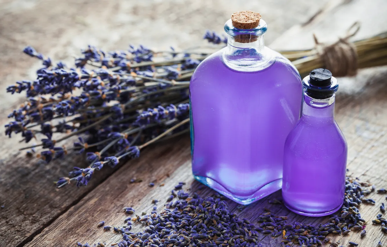 Photo wallpaper lavender, purple, lavender, spa, oil
