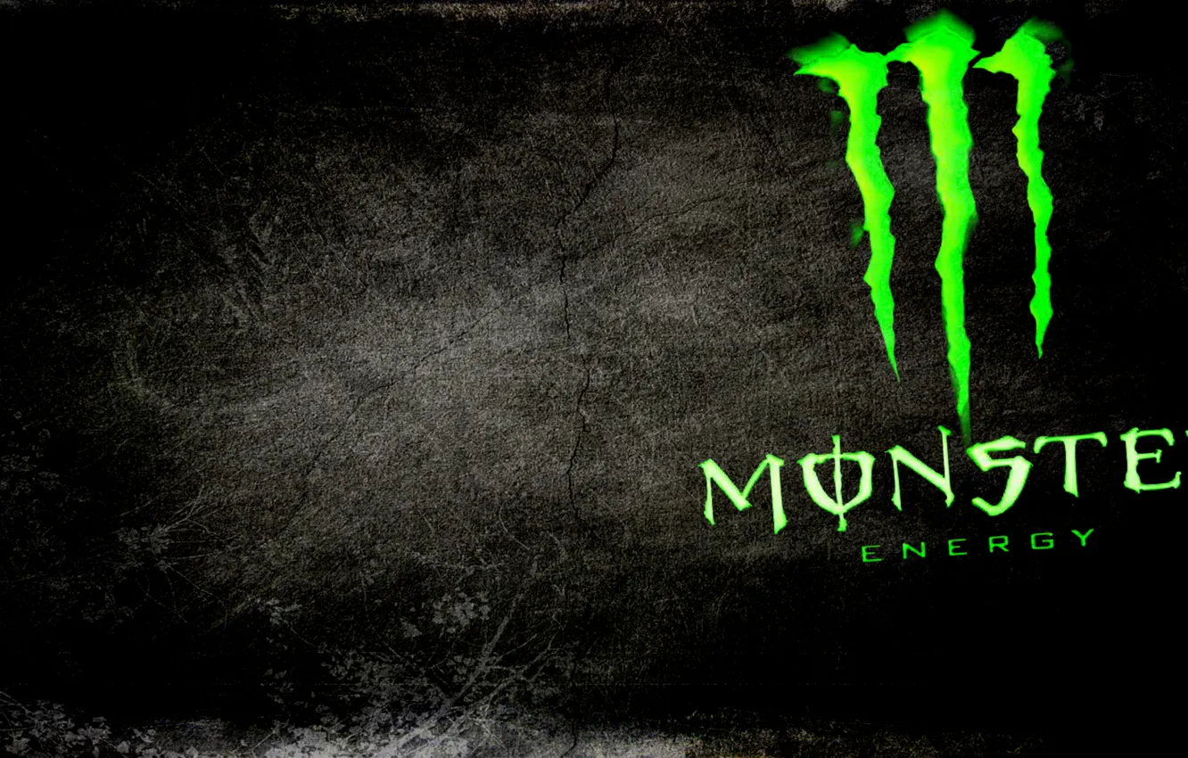 Photo wallpaper logo, Monster Energy, brand, energetic
