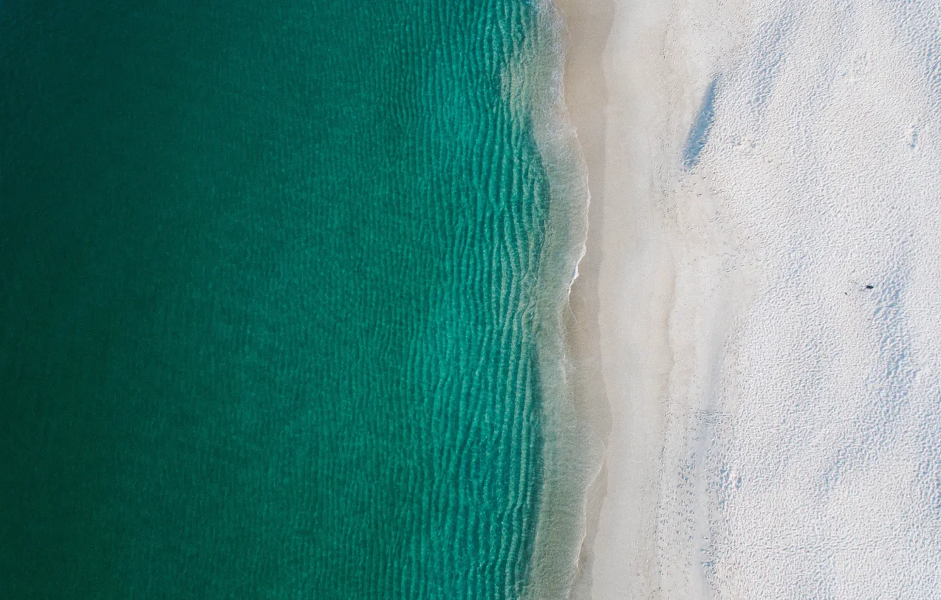 Photo wallpaper sand, sea, wave, beach, water, shore, coast, Australia