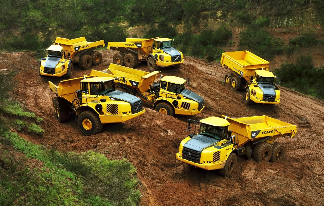 Photo wallpaper Volvo, Truck, car