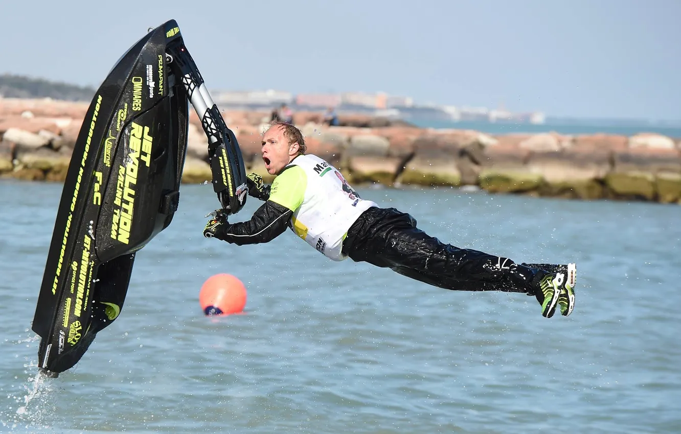 Photo wallpaper race, boat, speed