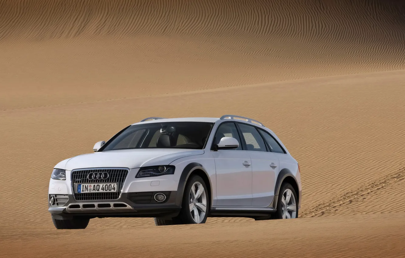 Photo wallpaper sand, auto, machine, Audi, desert, sands, deserts auto pictures