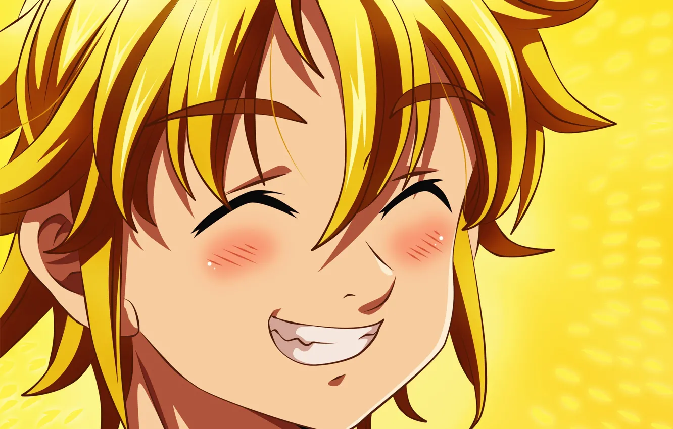 Photo wallpaper smile, guy, Nanatsu no Taizai, Melides