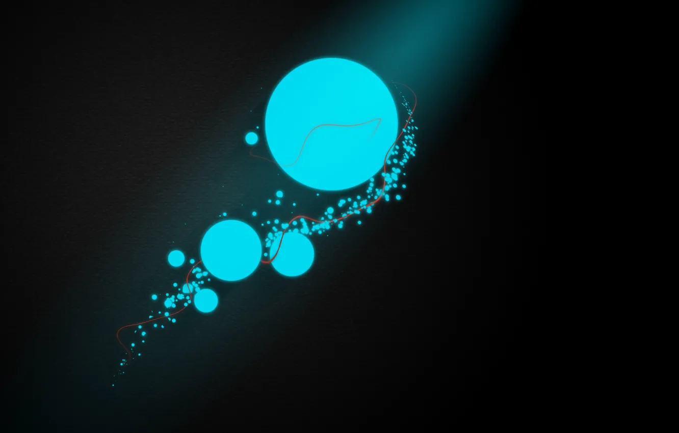 Photo wallpaper light, line, circles, abstraction, pattern, paint, colors, point