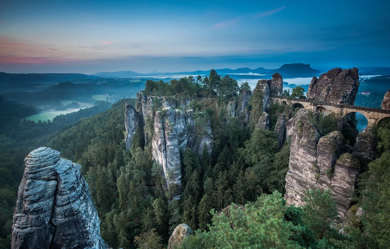 Photo wallpaper mountains, nature, rocks