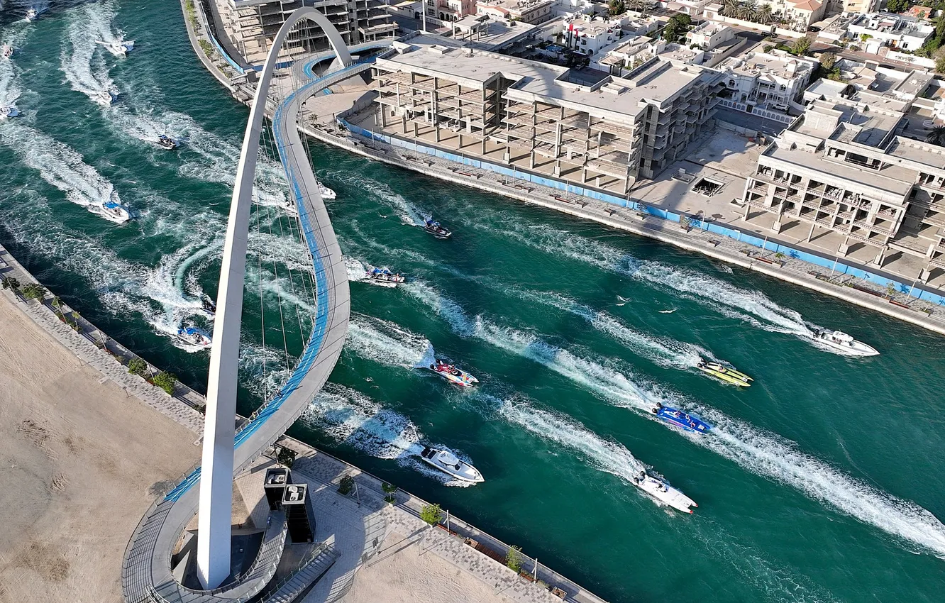 Photo wallpaper race, boat, speed