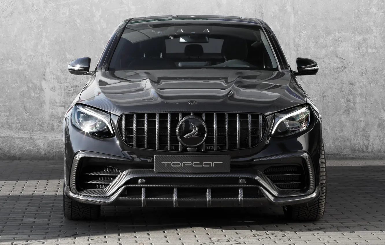 Photo wallpaper Mercedes-Benz, front view, AMG, Inferno, 2018, Ball Wed, GLC 63