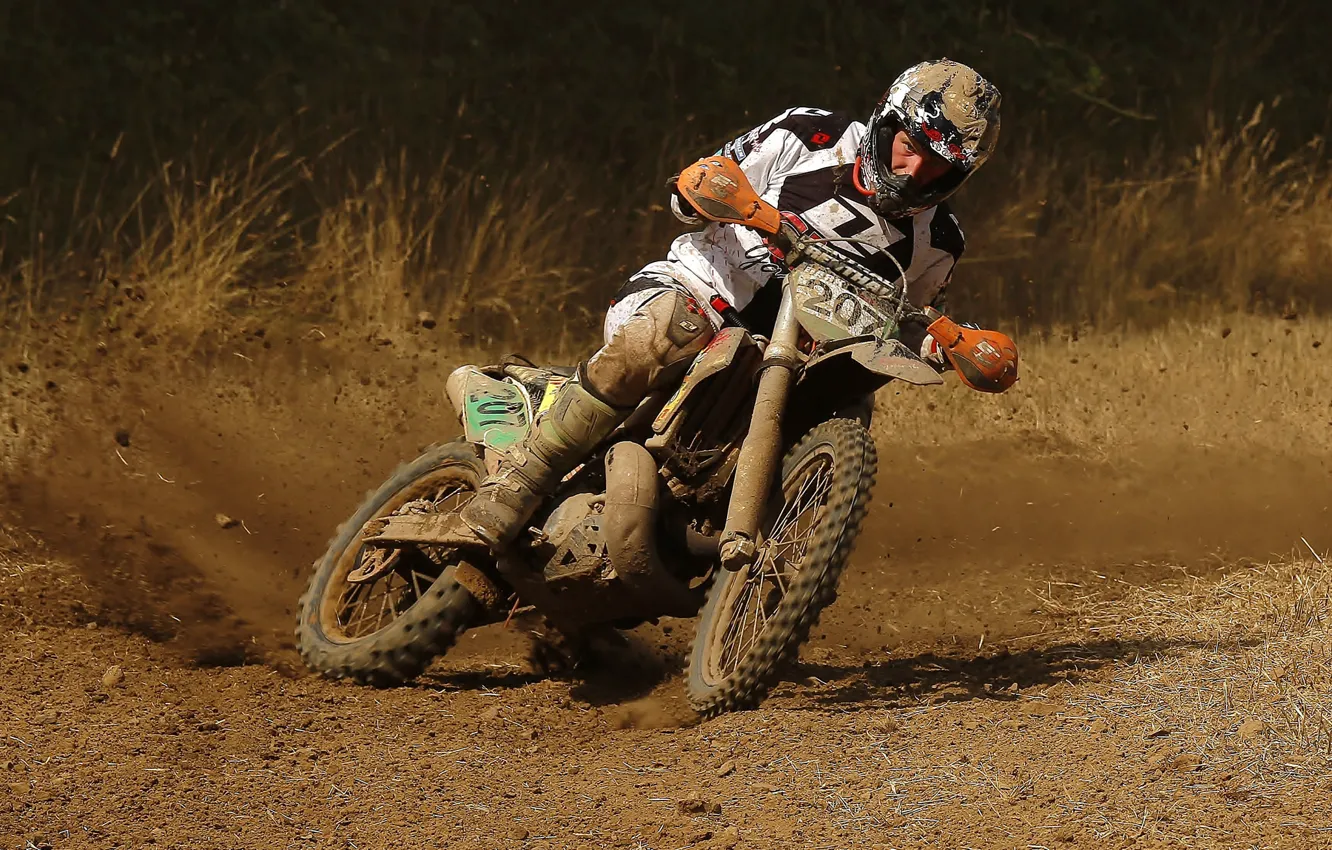 Photo wallpaper race, sport, motorcycle