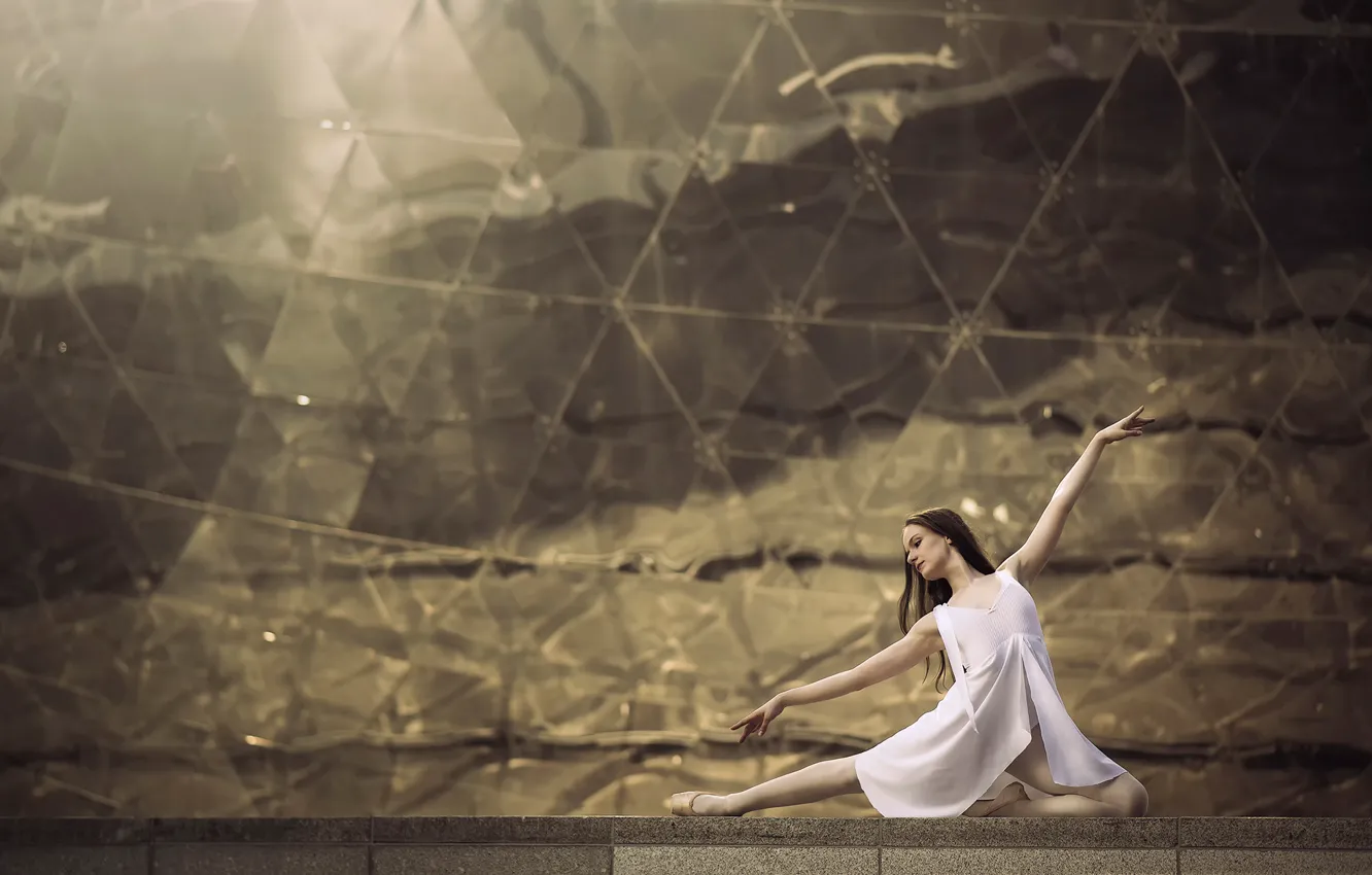 Photo wallpaper dance, grace, ballerina, Pointe shoes