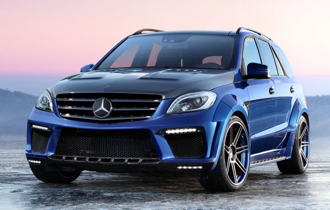 Photo wallpaper Mercedes, Inferno, Top Car, ML 63AMG