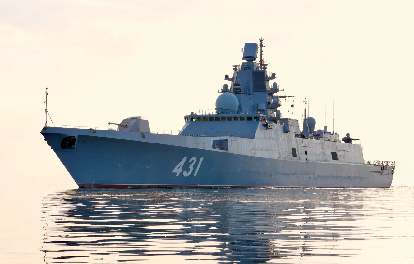 Photo wallpaper frigate, Admiral Kasatonov, the project 22350