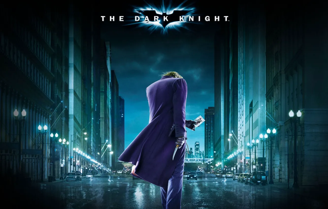 Photo wallpaper Joker, Batman, the dark knight