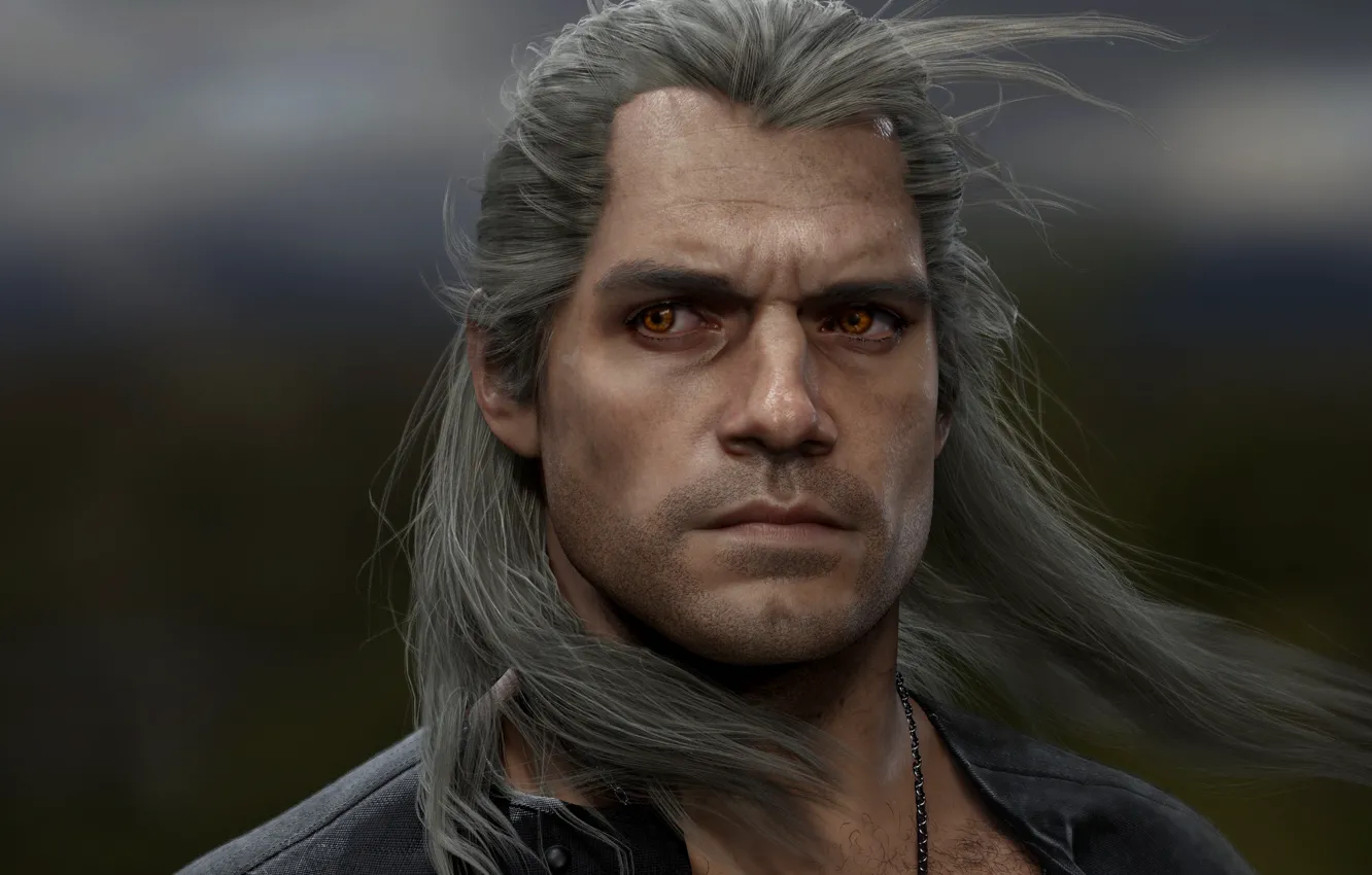 Photo wallpaper model, Witcher, Henry Cavill, Ivailo Ivanov