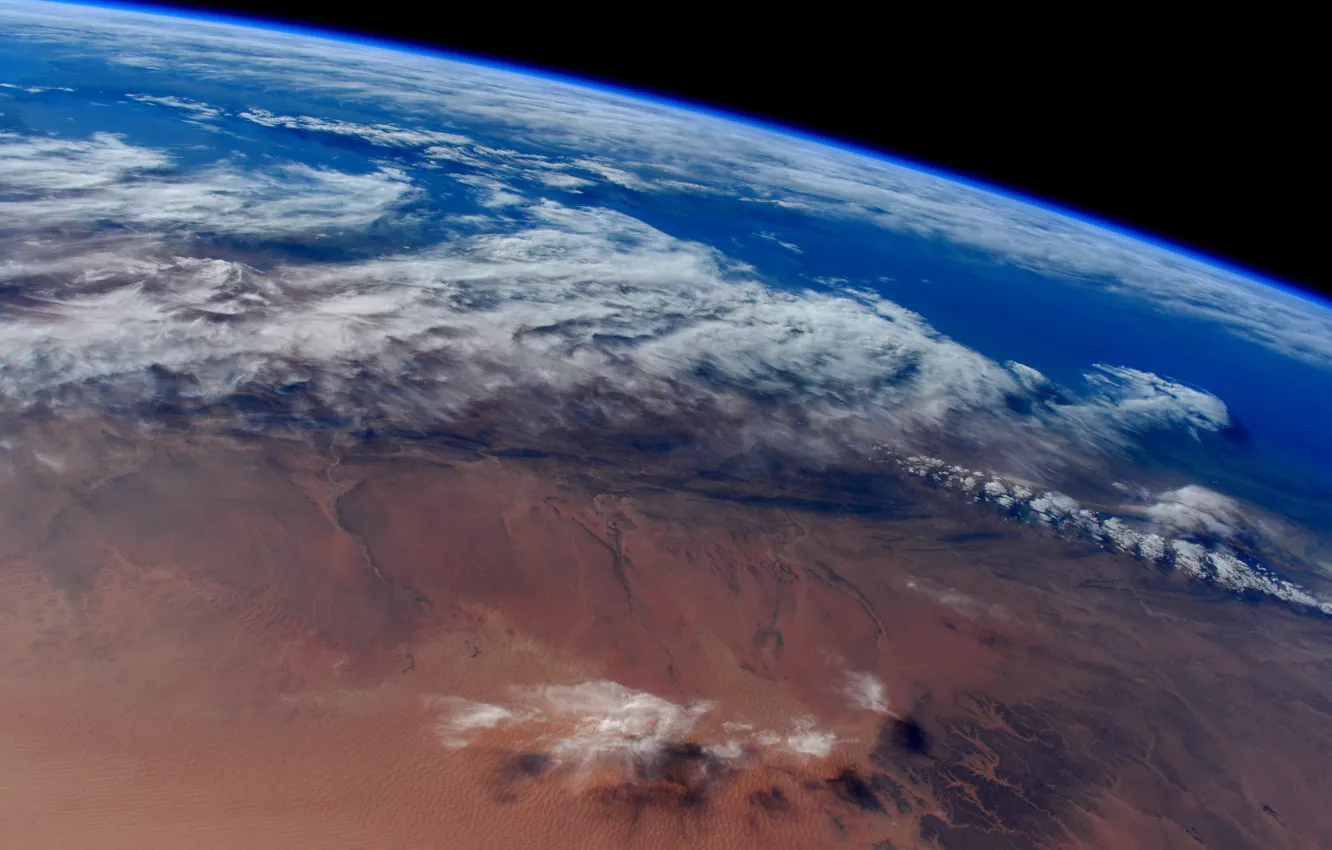 Photo wallpaper space, background, planet