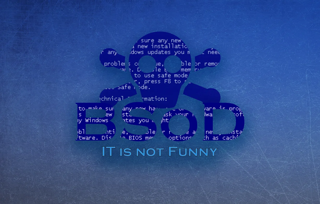 Photo wallpaper minimalism, windows, BSOD, error, program, laptop, Windows