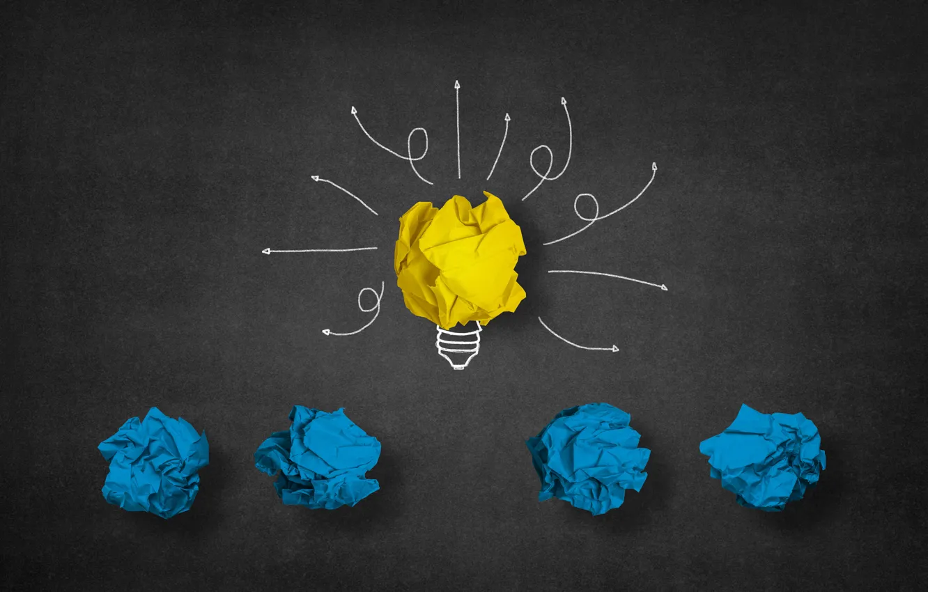 Photo wallpaper paper, figure, lamp, minimalism