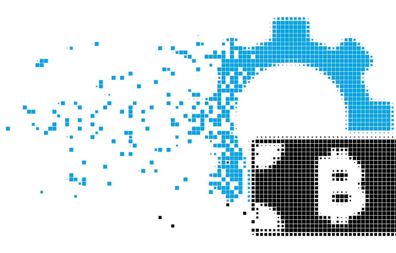 Photo wallpaper white, black, blue, fon, cryptocurrency, bitcoincash, bch