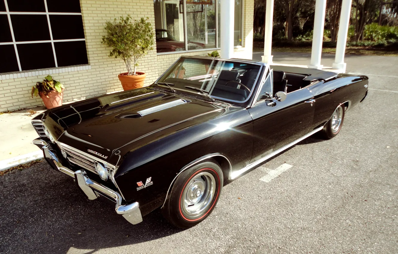 Photo wallpaper Chevrolet, Chevelle, Convertible, Muscle classic