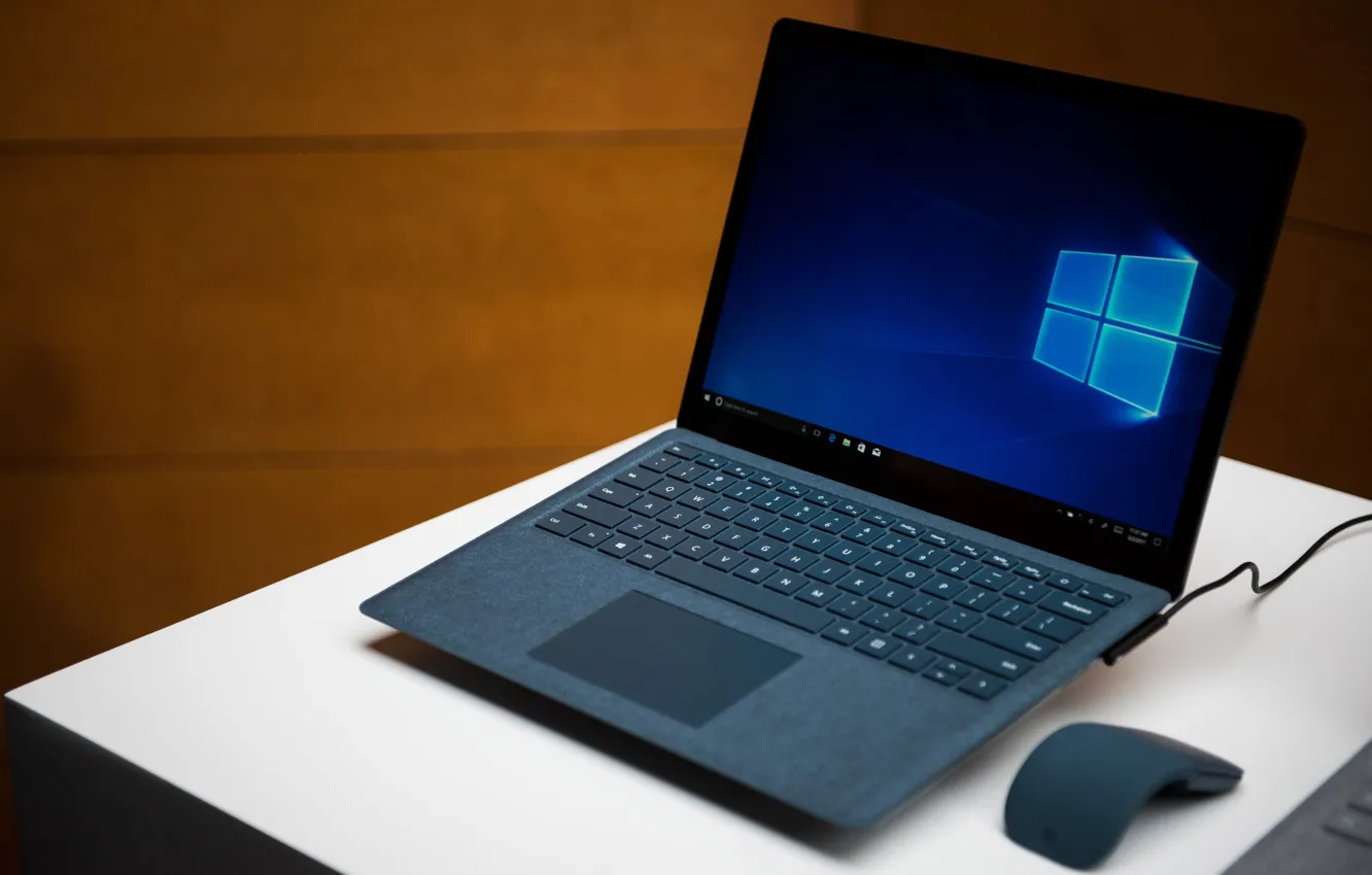 Photo wallpaper Microsoft, windows, mouse, laptop, Microsoft Surface Laptop