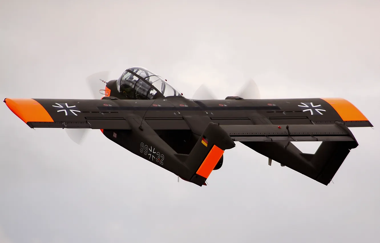 Photo wallpaper attack, Rockwell, easy, OV-10 Bronco