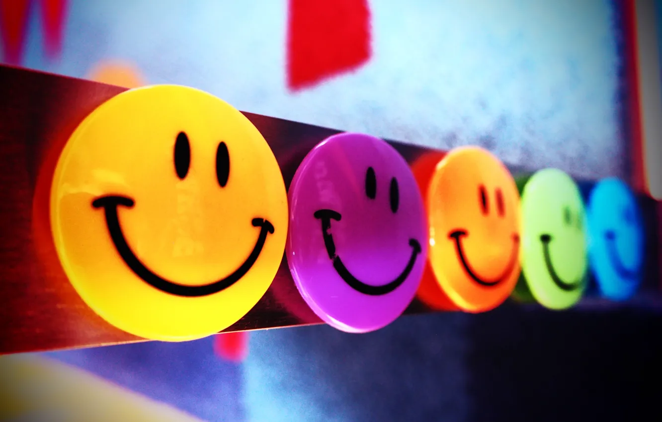 Photo wallpaper smile, mood, emoticons