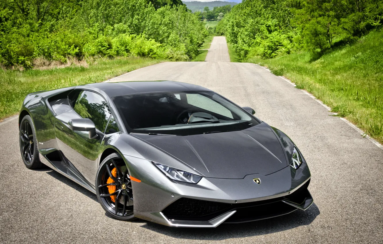 Photo wallpaper Lamborghini, Lamborghini, US-spec, 2014, LP 610-4, Huracan, LB724, hurakan