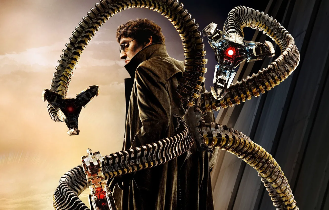 Photo wallpaper Spider-Man 2, Spider-man 2, Doc Ock, Alfred Molina, Dr. Otto Octavius, Alfred Molina, Dr. Otto …