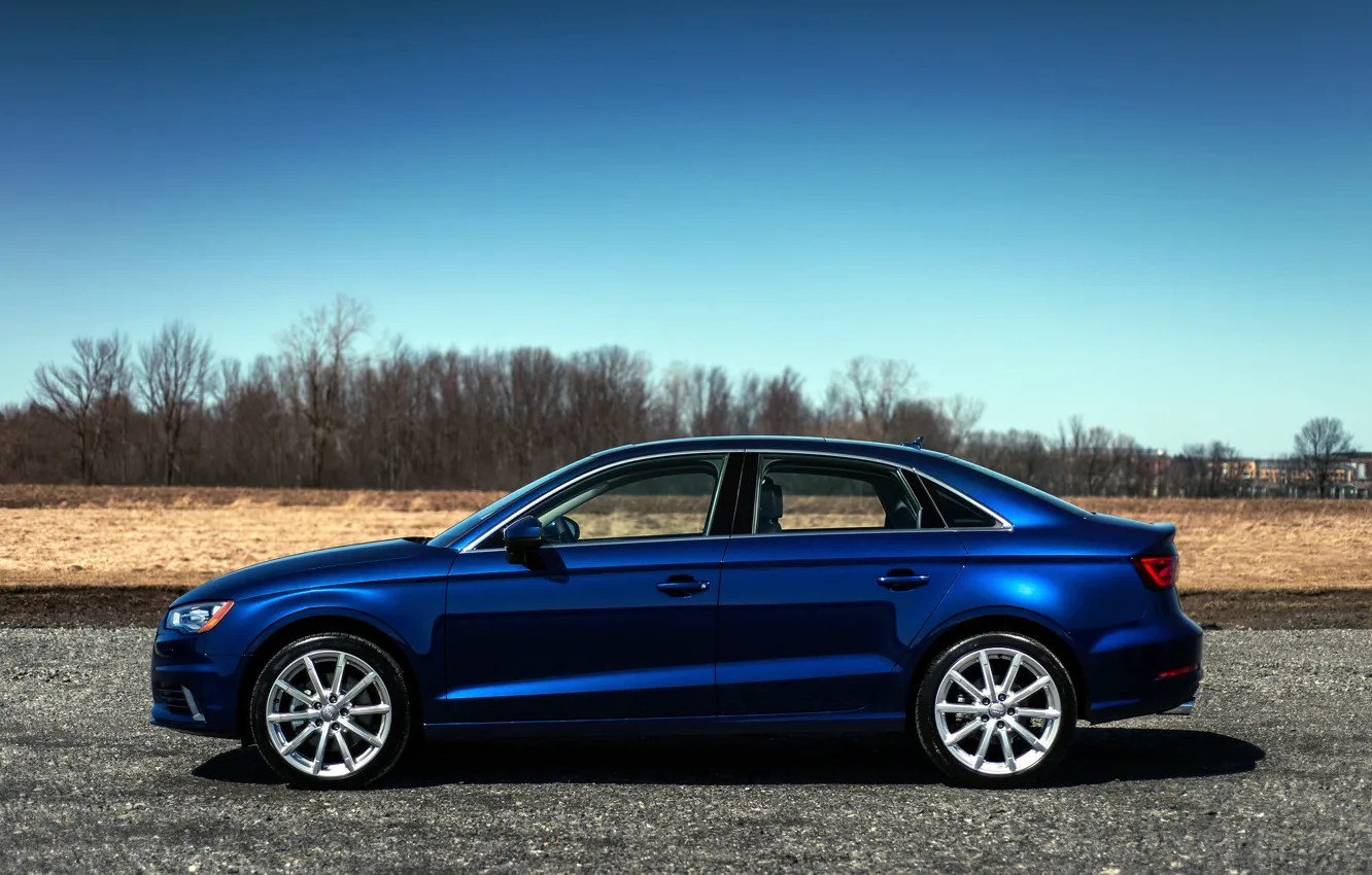 Photo wallpaper Audi, Audi, blue, 2015, 2.0T
