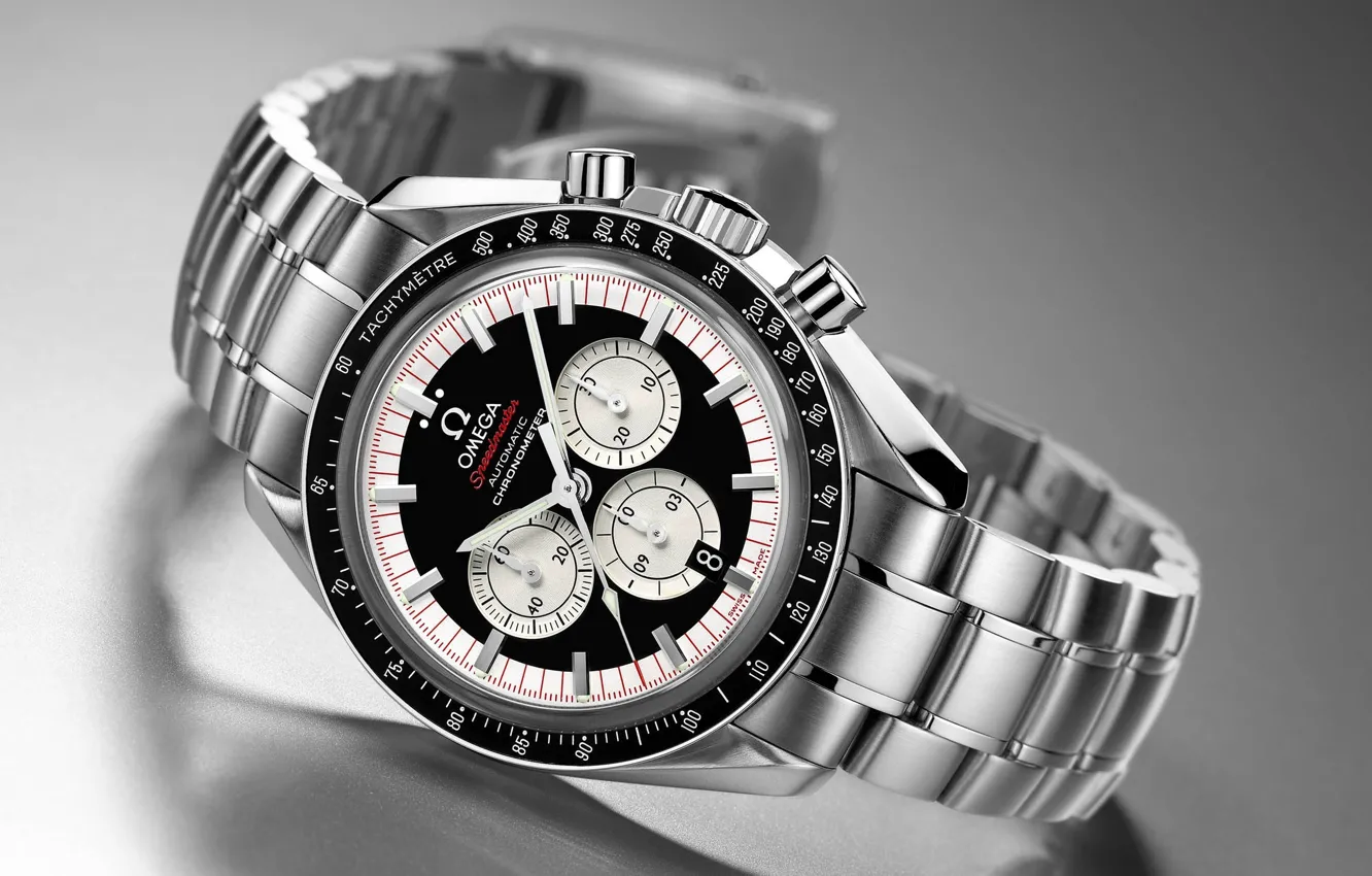 Photo wallpaper watch, Omega, automatic, Speedmaster, chronometer