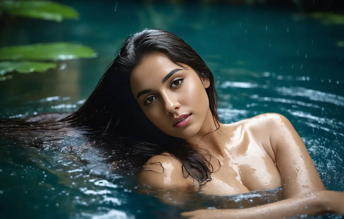 Photo wallpaper girl, sexy, hot girl, eyes, smile, beautiful, figure, model