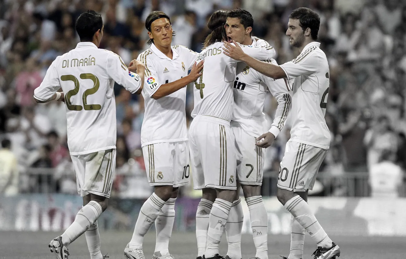Photo wallpaper joy, team, Adidas, goal, Nike, CR7, real, Real
