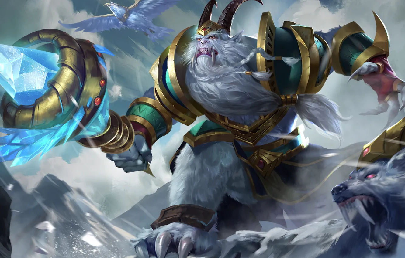 Photo wallpaper hon, art, Heroes of Newerth, Tundra, APEX