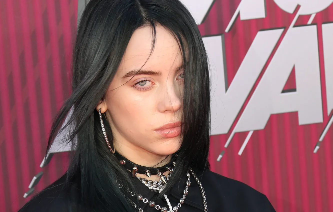 Photo wallpaper decoration, brunette, singer, singer, Billie Eilish, Billy Iles