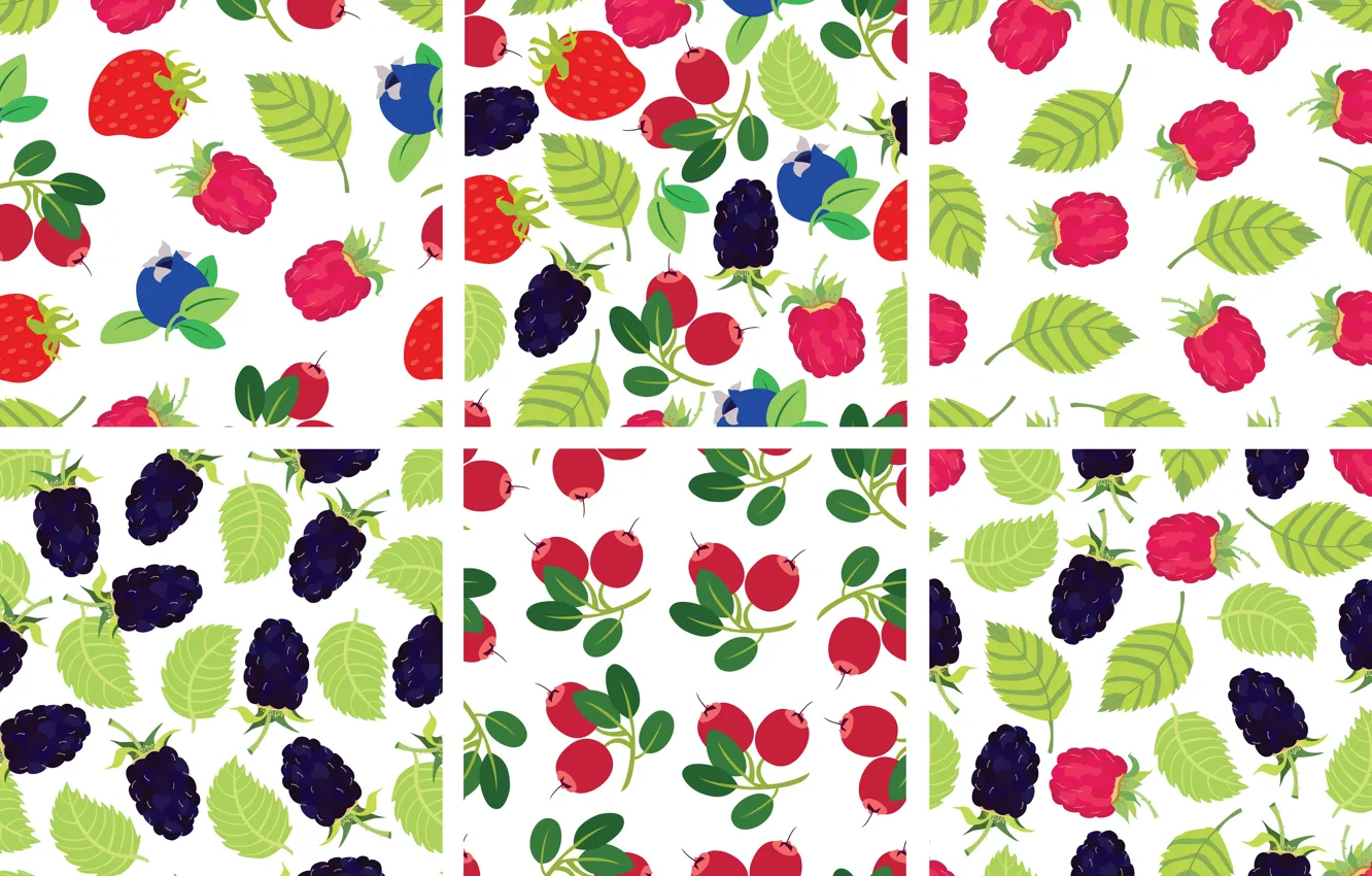 Photo wallpaper berries, background, texture, pattern, fruit, color