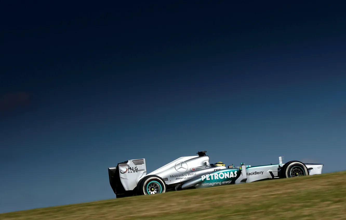 Photo wallpaper Mercedes, formula 1, AMG, Nico Rosberg