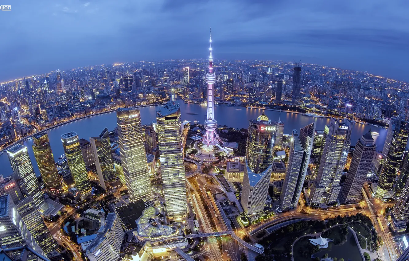 Photo wallpaper China, Shanghai, the yellow sea
