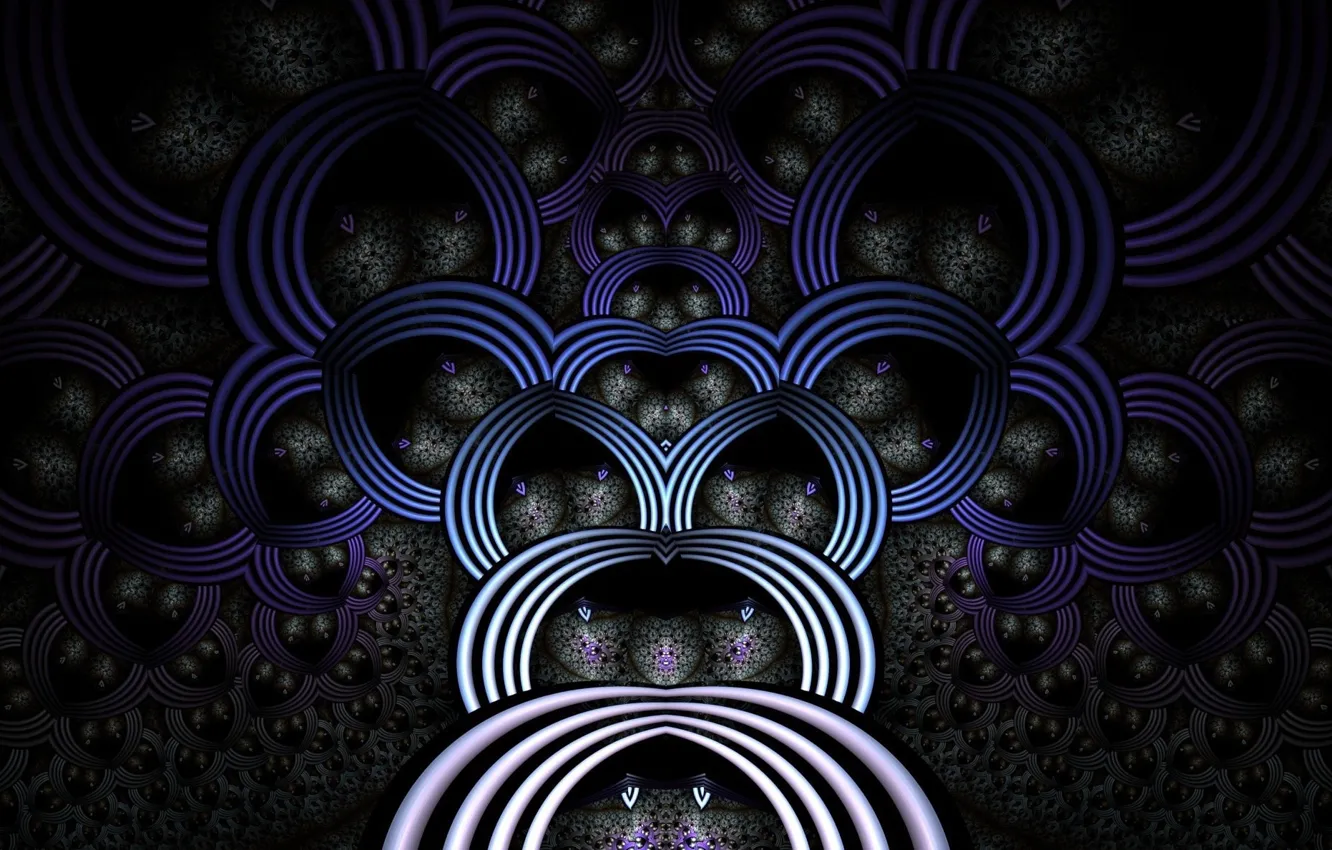 Photo wallpaper pattern, arc, fractal