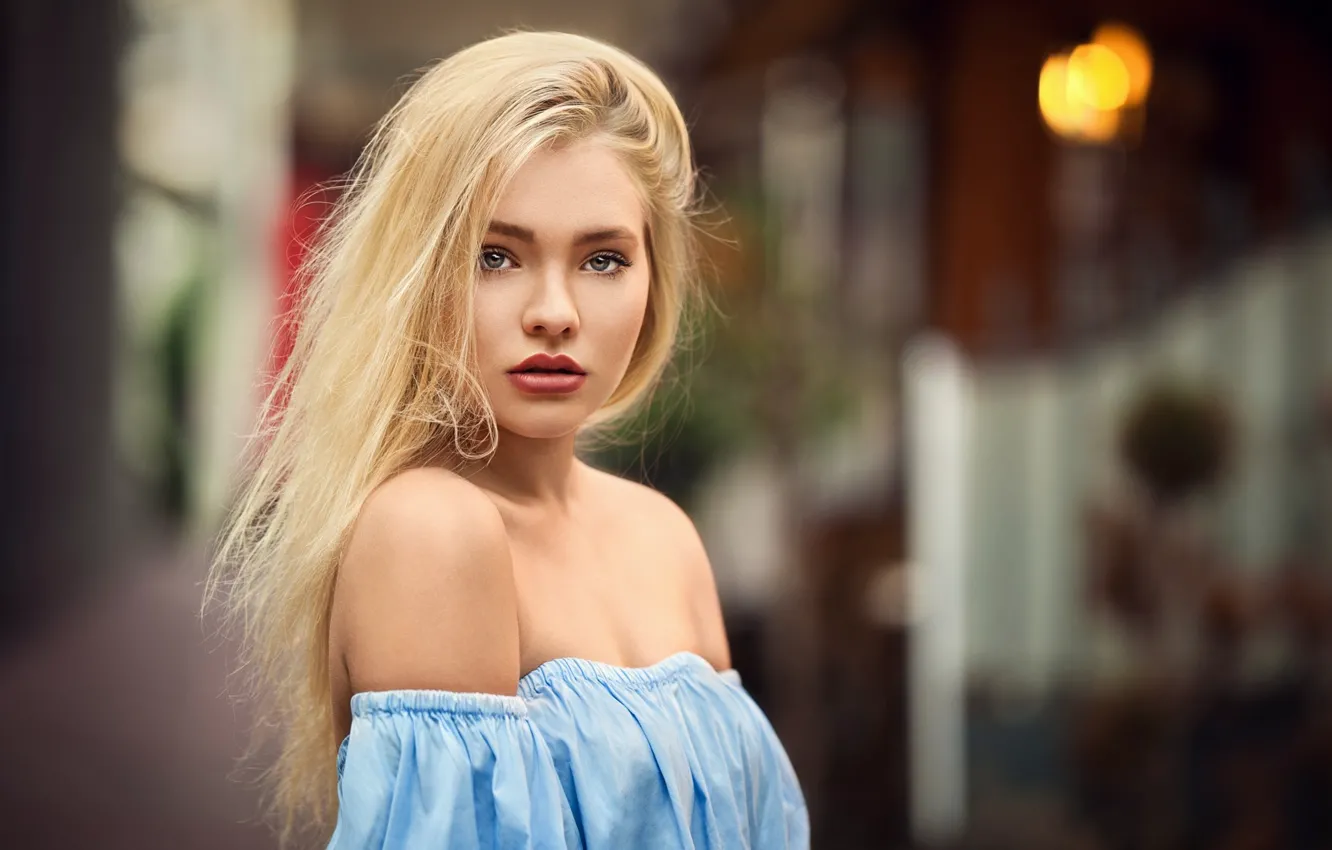 Photo wallpaper look, girl, sexy, background, clothing, blonde, Lods Franck, Anna Maradan