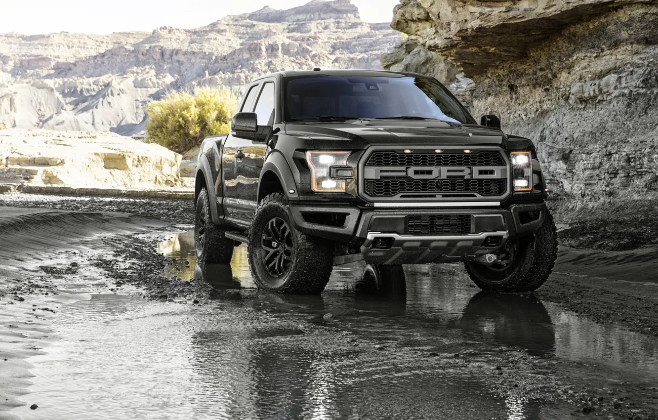 Photo wallpaper Ford, Ford, Raptor, pickup, Raptor, F-150