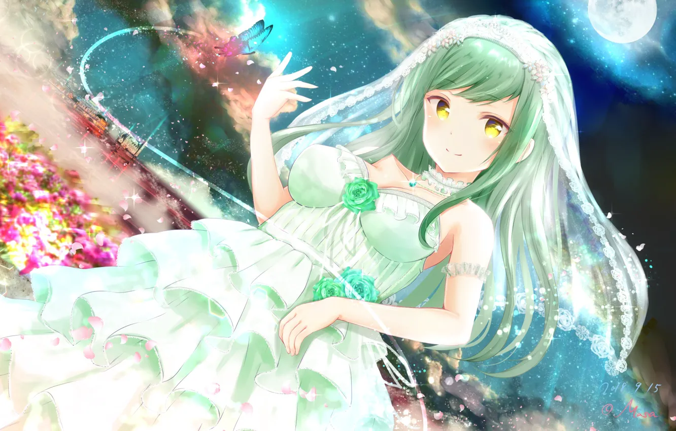 Photo wallpaper dress, Princess, Girl, girlfriend (kari)