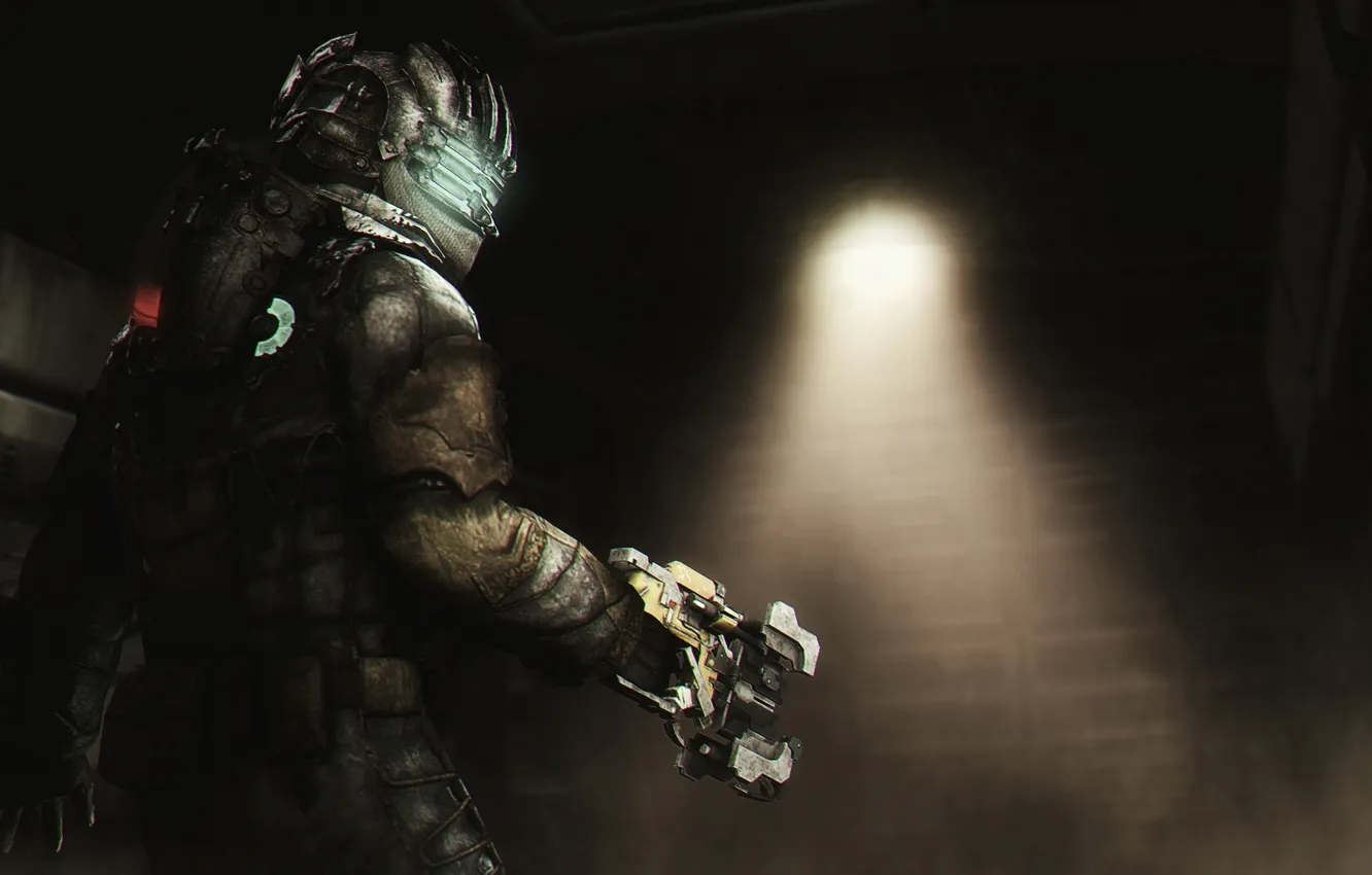 Photo wallpaper darkness, dead space, Isaac Clarke