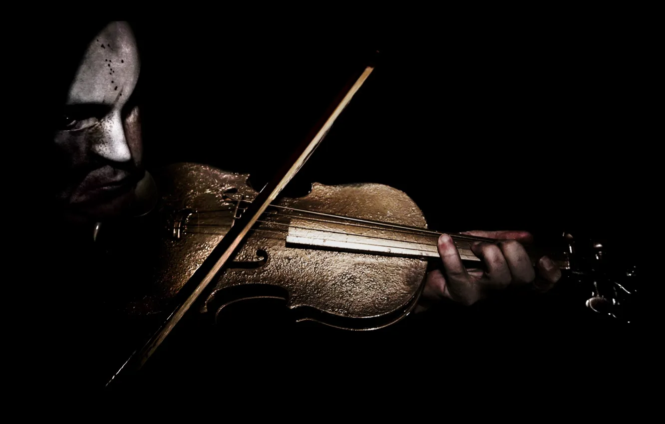 Photo wallpaper music, background, violin