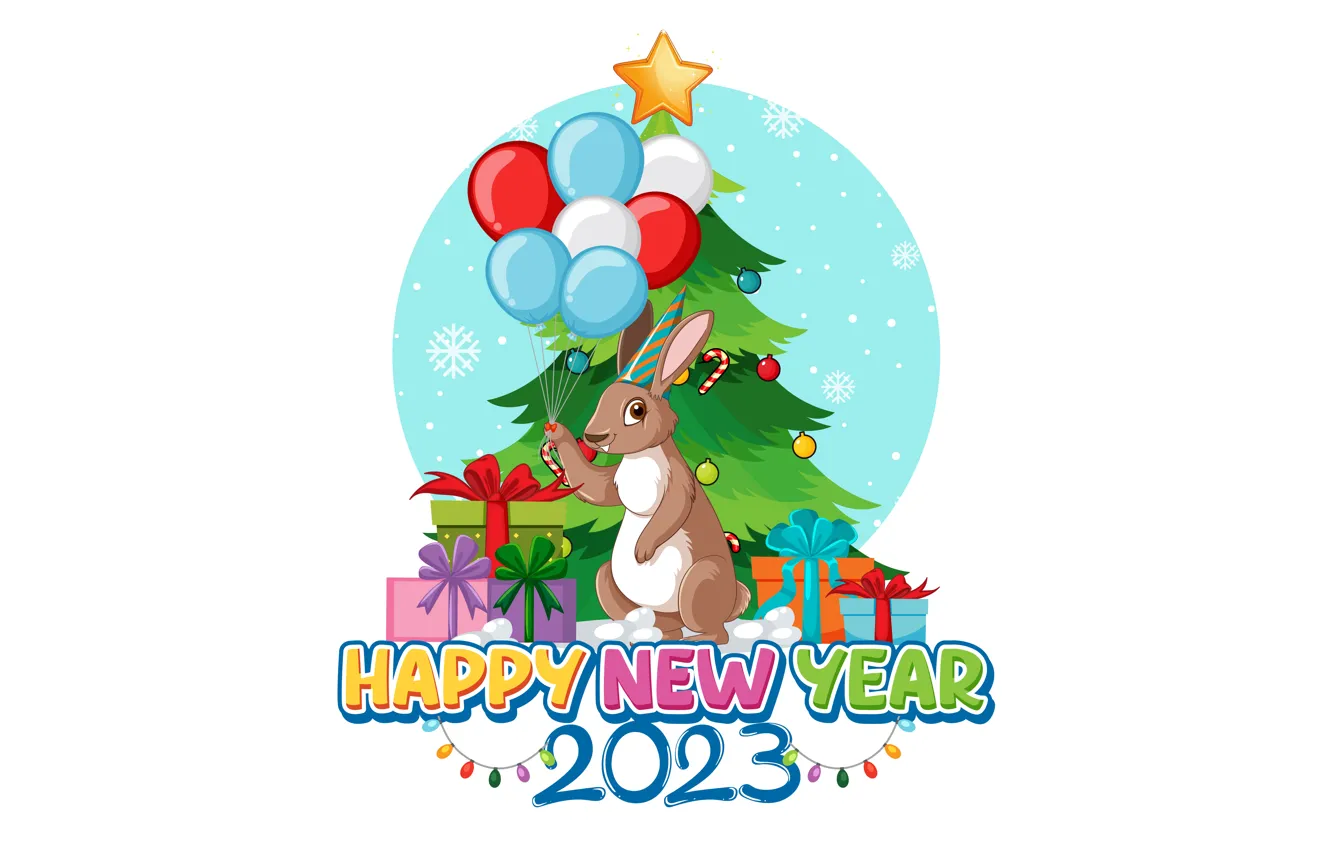 Photo wallpaper stars, circles, snowflakes, pose, grey, box, gift, blue