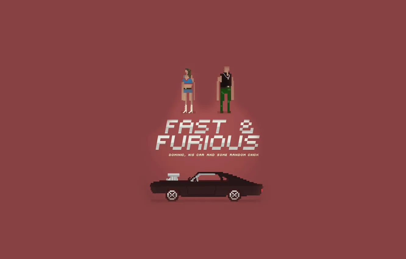 Photo wallpaper machine, the film, car, heroes, the fast and the furious 4, fast furious