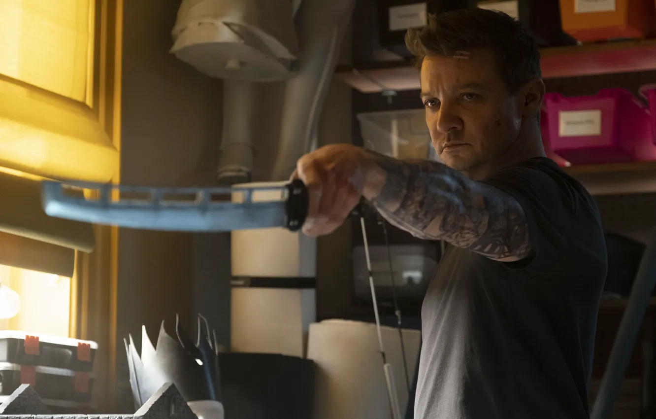 Photo wallpaper Hawkeye, Jeremy Renner, Marvel Studios