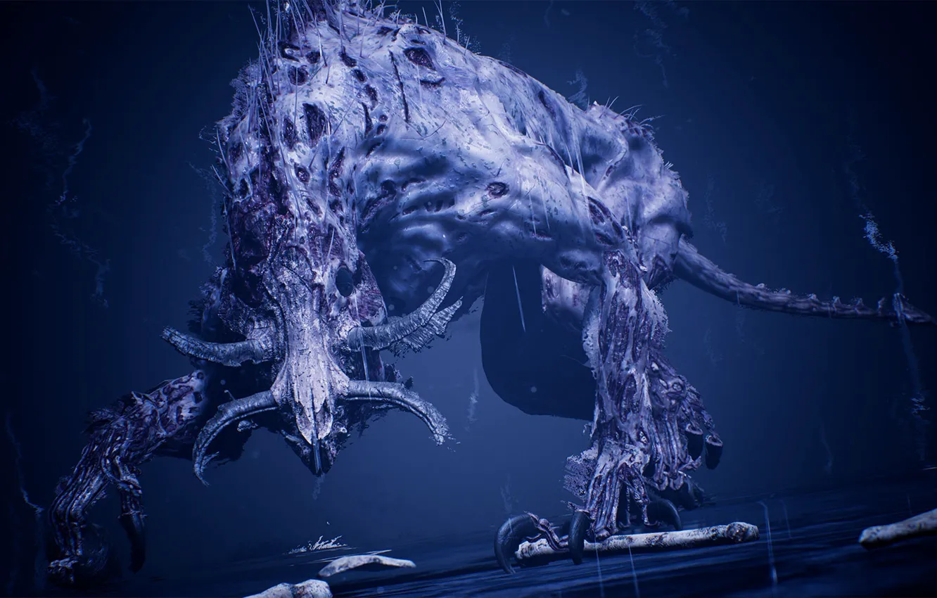 Photo wallpaper the game, monster, Hellblade: Senua's Sacrifice