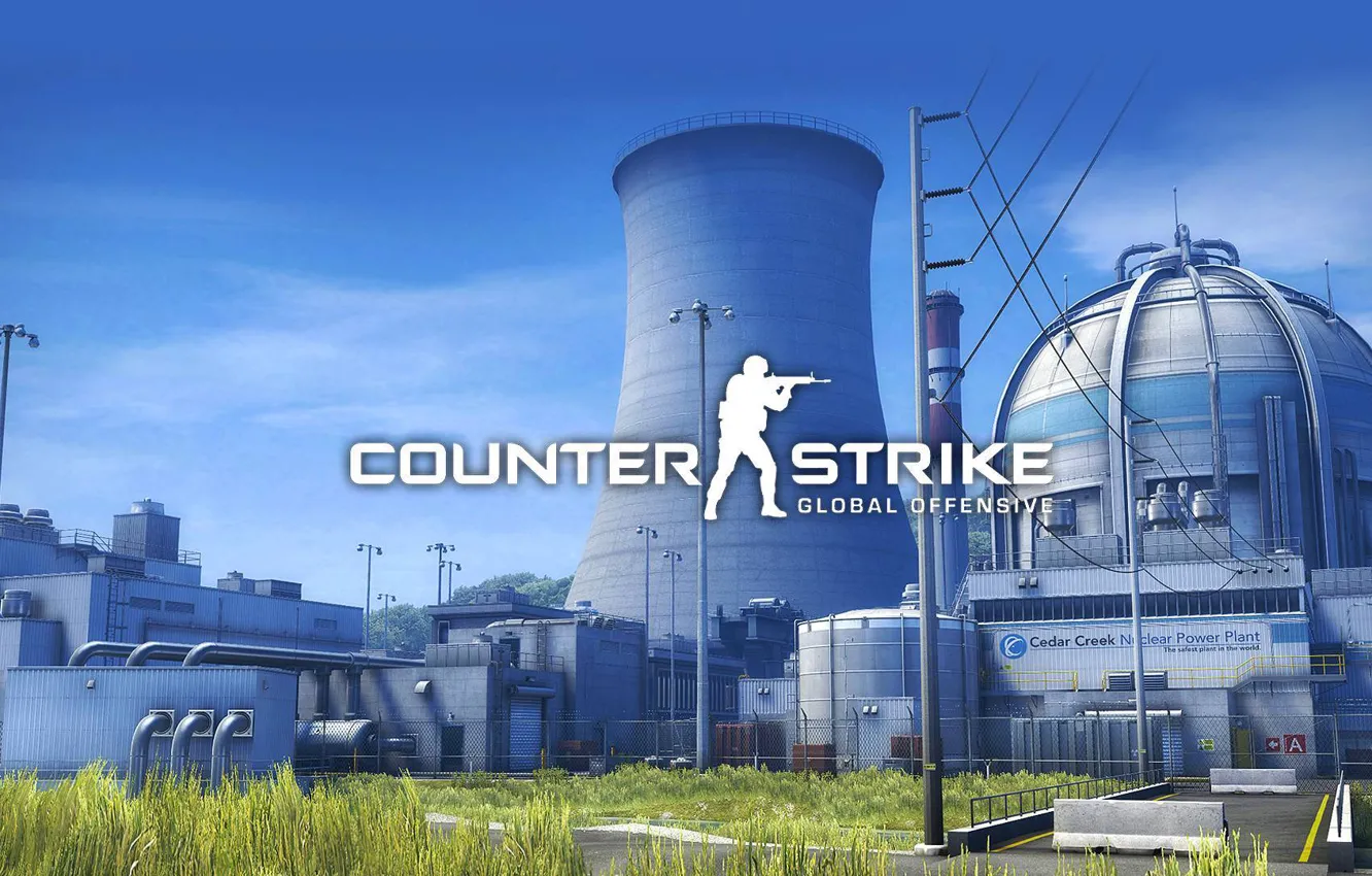 Photo wallpaper nuke, Valve, counter strike global offensive, cs go, Map 2016, Cedar Creek Nuclear Power Plant, …
