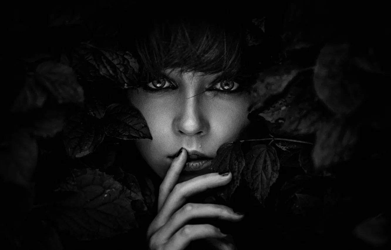 Photo wallpaper b/W, black and white, monochrome, George Chernyadev, Olga Pushkina, Georgy Chernyadyev, Olya Pushkina