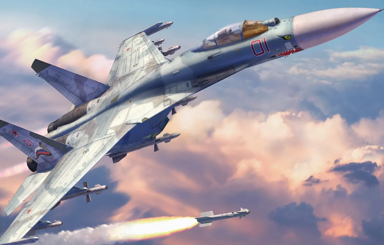 Photo wallpaper fighter, Russia, Su-27, multi-role fighter, heavy, Navy, Flanker-B, Su-27 Flanker-B Heavy Fighter