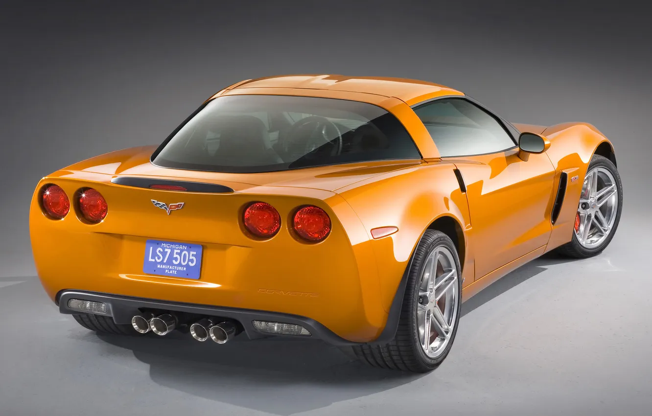 Photo wallpaper machine, auto, Chevrolet corvette z06 2002